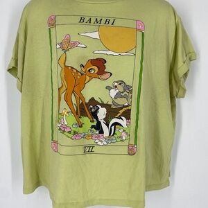 Pre-Owned Disney Bambi Plus Size Junior T-Shirt – Size 3X – Green
